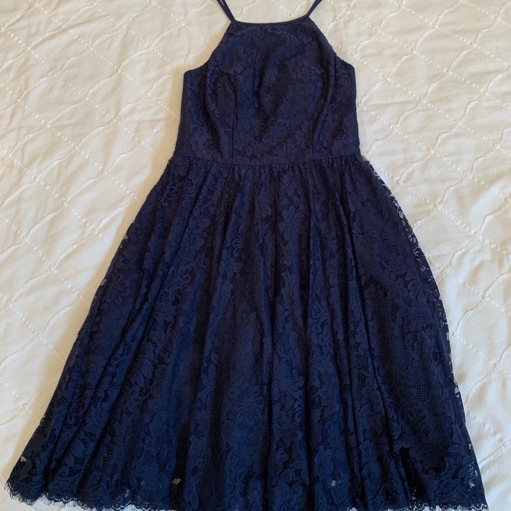 Weddington Way Navy Lace Dress